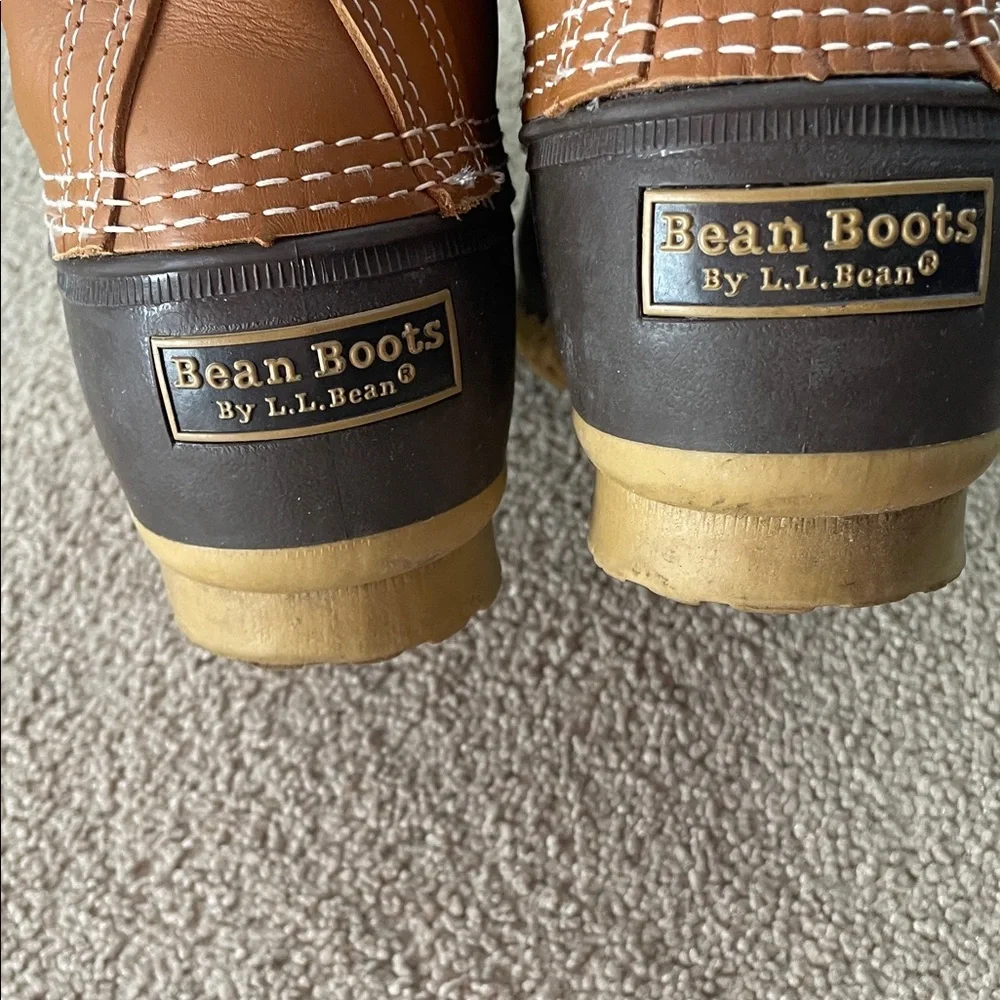 L.L. Bean Brown and Black Duck Boots